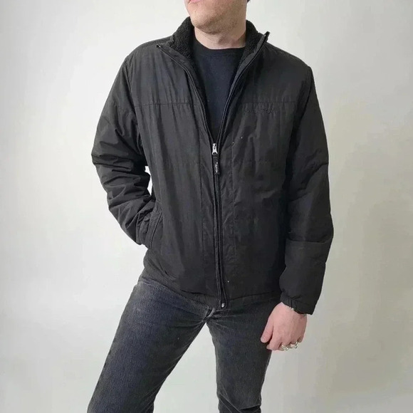 Nautica Other - Nautica Black Sherpa Lined Jacket - M